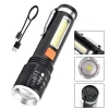 Gold Orion Km-102 4 Modlu Tip-c Şarjlı Zoomlu Taktikal El Feneri