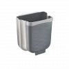 GRİ KATLANABİLİR MUTFAK ÇÖP KOVASI 6LT (5263)