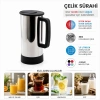 GRİ - PASLANMAZ ÇELİK SICAK - SOĞUK ÇELİK SÜRAHİ (5263)