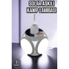Güneş Enerjili Solar Aydınlatma Kamp Çadır Lambası  Ampül Led Şarjlı El Feneri Işıldak