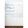 Haftalık Planlayıcı Manyetik Duvar Stickerı Takvim 70 cm x 56 cm (5263)