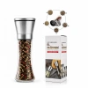 HAND GRINDER BÜYÜK CAM HAZNELİ - KROM KAPLAMA PLS.KAPAKLI TUZ - BAHARAT ÖĞÜTÜCÜ (5263)