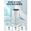Hava Nemlendirici Led Işıklı Sessiz Çalışan Otomatik Kapanmalı Masaüstü Nemlendirme Cihazı