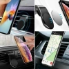 Havalanndırma Izgarasına Takılabilen Mandallı Mıknatıslı Oto Araç Içi Manyetik Telefon Tutucu (5263)