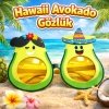 Hawaii Temalı Avokado Gözlük – Kostüm &amp;amp; Parti Gözlüğü (5263)