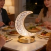 Hilal AY Model Kristal LED Masa Lambası – Dokunmatik, 3 Renk Işık Modlu, Şarjlı Mini Dekoratif Gece Lambası (5263)