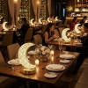 Hilal AY Model Kristal LED Masa Lambası – Dokunmatik, 3 Renk Işık Modlu, Şarjlı Mini Dekoratif Gece Lambası (5263)
