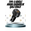 Hızlı Oto Şarj Cihazı 38w Çift Girişli Hızlı Şarj Oto Çakmaklık Type-c