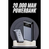 Hızlı Şarj Özellikli 20.000 Mah Dijital Göstergeli Usb Girişli Android Ve İos Uyumlu Powerbank