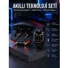 İkili Set Dev Kampanya Ucuz Kulaklık Ucuz Akıllı Saat Gürültü Önleyici Uzun Pil Ömrü