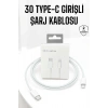 Iphone Uyumlu İos Uyumlu Lightning Hızlı Şarj Tye C Lightning Şarj Kablosu