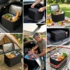 Isı Koruyucu Termal Taşıma Çantası 32 Litre – Araç Bagaj Organizeri, Termos, Katlanabilir Keçe Saklama Çantası 37x27x25 cm (5263)