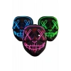 Işıklı Led Maske Parti Eğlence Maskesi Hallowen Neon Maske