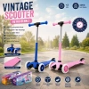 IŞIKSIZ VINTAGE SCOOTER 55X57-64-71CM RETRO RENKLİ +2 YAŞ - 40KG MAX TAŞIMA HERHANGİ BİR RENK GÖNDERİLİR (5263)