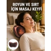 Isıtma Özellikli Derin Yoğurma Masaj Yastığı Priz & Çakmak Girişli Yeni Nesil