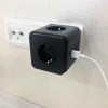 Isıya Dayanıklı Termal Akım Korumalı ve Çocuk Korumalı 3 Priz Girişli 3 USB Girişli Küp Priz (5263)