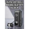 Kablolu Makaralı Bluetooth Kulaklık Uzun Pil Ömrü Dijital Göstergeli