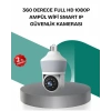 Kablosuz 360° Döner Başlıklı Full Hd Güvenlik Kamerası