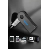 Kablosuz Bluetooth Aux Araç Kiti Siyah Hafıza Kartlı
