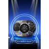 Kablosuz Bluetooth Bağlantılı Kulaklık Ve Dokunmatik Ekran Akıllı Saat Arama Cevaplama
