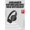 Kablosuz Bluetooth Kulaklık Kulak Üstü Ayarlanabilir Uzun Ömürlü