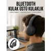 Kablosuz Bluetooth Kulaklık Kulak Üstü Ayarlanabilir Uzun Ömürlü Yeni Nesil
