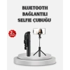 Kablosuz Bluetooth Selfie Çubuğu – 360° Dönebilir Başlık, Taşınabilir Ve Şık Tasarım