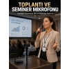 Kablosuz Çift Mikrofon Şarj Edilebilir Dijital Göstergeli