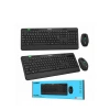 KABLOSUZ KLAVYE - MOUSE SETİ SİYAH USB - SESSİZ - SWİTCH Q KLAVYE KM-2620 (5263)