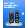 Kablosuz Led Işıklı Bluetooth Hoparlör – Fm Radyolu, Mikrofon Girişli