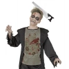 Kafaya Saplanmış Halloween Kanlı Testere Şaka Tacı (5263)