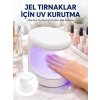 Kalıcı Oje Kurutucu Uv Led Teknolojisi Taşınabilir Mini Tırnak Kurutucu Yeni Nesil