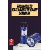 Kamp Feneri Şarj Edilebilir Güneş Enerjili Işıldak Usb Şarjlı
