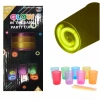 Karanlıkta Yanan Gece Işığı Mega Glow Bardaklar 8 Adet 8.5 x 10.5 cm (5263)