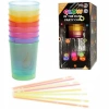 Karanlıkta Yanan Gece Işığı Mega Glow Bardaklar 8 Adet 8.5 x 10.5 cm (5263)