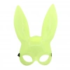 Karanlıkta Yanan Glow Floresan Tavşan Maskesi 32x22 cm (5263)