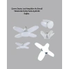 Katlanabilir 4 Kollu Led Ampül 60 Watt 6000 Lumen Beyaz Işık