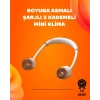 Katlanabilir Asılabilir Fan | Usb Şarjlı, 3 Vitesli Sessiz Mini Fan