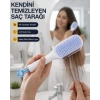 Kendini Temizleyen Ergonomik Saç Tarağı – Abs Gövde, Silikon Diş
