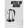 Kettle C F Tipi 220-240v Paslanmaz Çelik Elektrik Kablolu Otomatik Kapanma