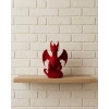 Kırmızı Ejderha Biblo 12 Cm Dekoratif Fantastik Obje Hediyelik Süs Eşyası