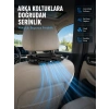 Koltuk Başlığına Takılan Araç Soğutucu Fan Ayarlanabilir 3 Hız Kademeli