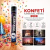 KONFETİ KARNAVAL METALİK RENKLİ 30CM (5263)