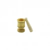 KÜÇÜK BOY  AHŞAP HAVAN SARIMSAK DÖVECEK Ç: 6CM--D: 4CM--Y: 8.8CM FİLELİ AMBALAJ (5263)