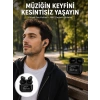 Kulak İçi Bluetooth Kulaklık Ekranlı Müzik Dinleme Çağrı Cevaplama Siyah Yeni Nesil