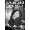 Kulak Üstü Kablosuz Bluetooth Kulaklık Gürültü Önleyici Ayarlanabilir