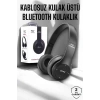 Kulak Üstü Tf Kart Ve Aux Destekli Ergonomik Bluetooth Kulaklık