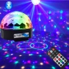 Küre Disko Topu Müzik Çalar Renkli Lazer Işıklı Bluetooth (5263)