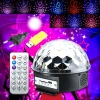 Küre Disko Topu Müzik Çalar Renkli Lazer Işıklı Bluetooth (5263)