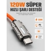 Led Göstergeli 120w Pd Turbo Destekli Premium 3ü 1 Arada Şarj Kablosu
